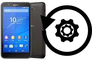 Zurücksetzen oder reset a Sony Xperia E4