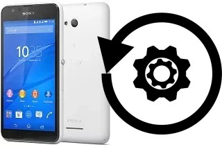 Zurücksetzen oder reset a Sony Xperia E4g