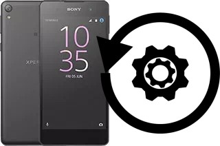 Zurücksetzen oder reset a Sony Xperia E5