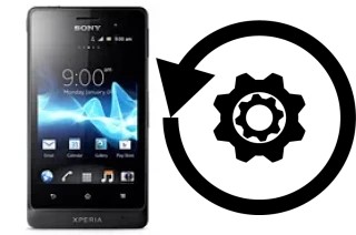 Zurücksetzen oder reset a Sony Xperia go