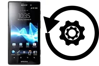 Zurücksetzen oder reset a Sony Xperia ion HSPA