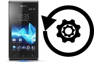 Zurücksetzen oder reset a Sony Xperia J