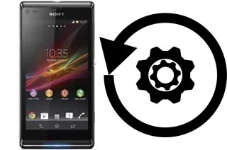 Zurücksetzen oder reset a Sony Xperia L