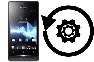 Zurücksetzen oder reset a Sony Xperia miro