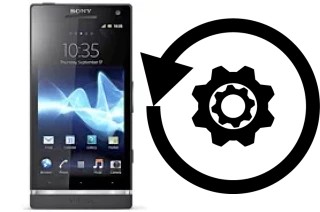 Zurücksetzen oder reset a Sony Xperia S