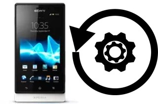 Zurücksetzen oder reset a Sony Xperia sola