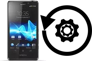 Zurücksetzen oder reset a Sony Xperia T