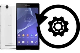 Zurücksetzen oder reset a Sony Xperia T2 Ultra