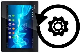 Zurücksetzen oder reset a Sony Xperia Tablet S 3G