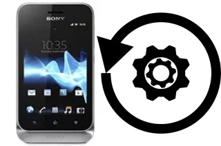 Zurücksetzen oder reset a Sony Xperia tipo dual