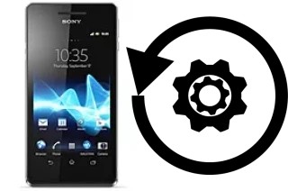 Zurücksetzen oder reset a Sony Xperia V