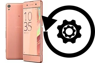 Zurücksetzen oder reset a Sony Xperia XA