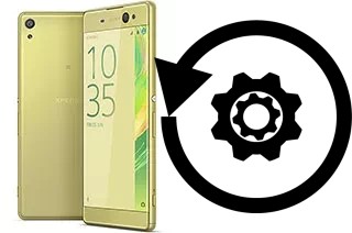 Zurücksetzen oder reset a Sony Xperia XA Ultra