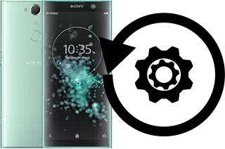 Zurücksetzen oder reset a Sony Xperia XA2 Plus