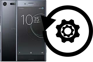 Zurücksetzen oder reset a Sony Xperia XZ Premium