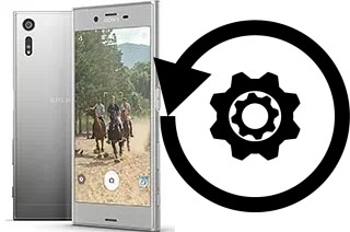 Zurücksetzen oder reset a Sony Xperia XZ