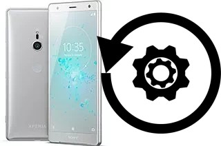 Zurücksetzen oder reset a Sony Xperia XZ2