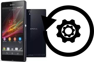 Zurücksetzen oder reset a Sony Xperia Z