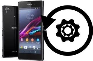 Zurücksetzen oder reset a Sony Xperia Z1