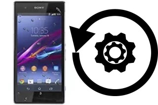 Zurücksetzen oder reset a Sony Xperia Z1s