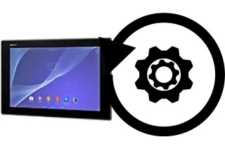 Zurücksetzen oder reset a Sony Xperia Z2 Tablet Wi-Fi