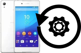 Zurücksetzen oder reset a Sony Xperia Z3+