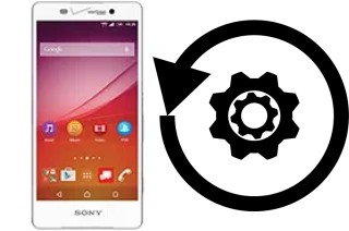 Zurücksetzen oder reset a Sony Xperia Z4v