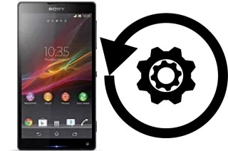 Zurücksetzen oder reset a Sony Xperia ZL