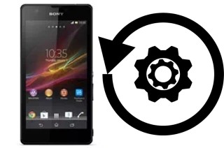 Zurücksetzen oder reset a Sony Xperia ZR