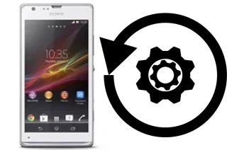 Zurücksetzen oder reset a Sony Xperia SP