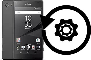 Zurücksetzen oder reset a Sony Xperia Z5 Compact