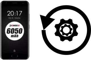 Zurücksetzen oder reset a Ulefone Power 2