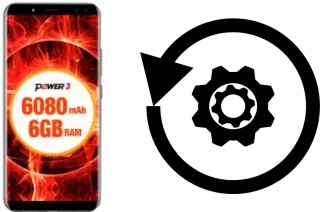 Zurücksetzen oder reset a Ulefone Power 3