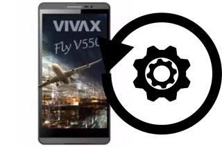 Zurücksetzen oder reset a Vivax Fly V550