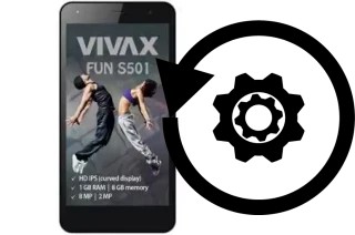 Zurücksetzen oder reset a Vivax Fun S501