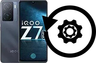 Zurücksetzen oder reset a vivo iQOO Z7