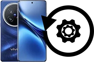 Zurücksetzen oder reset a vivo X200 Pro