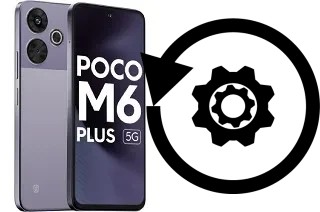 Zurücksetzen oder reset a Xiaomi Poco M6 Plus