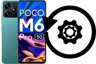 Zurücksetzen oder reset a Xiaomi Poco M6 Pro