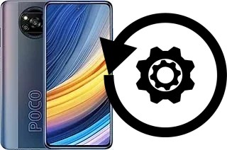 Zurücksetzen oder reset a Xiaomi Poco X3 Pro