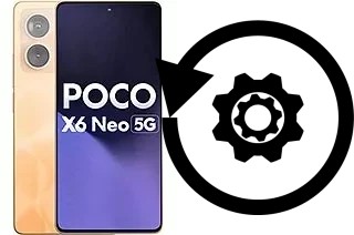 Zurücksetzen oder reset a Xiaomi Poco X6 Neo