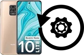 Zurücksetzen oder reset a Xiaomi Redmi Note 10 Lite