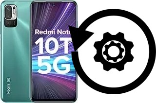 Zurücksetzen oder reset a Xiaomi Redmi Note 10T 5G