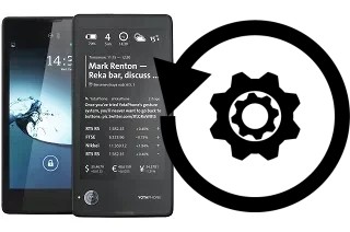 Zurücksetzen oder reset a Yota YotaPhone