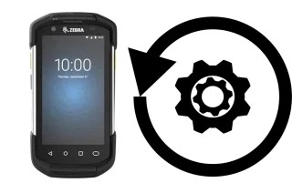 Zurücksetzen oder reset a Zebra TC72