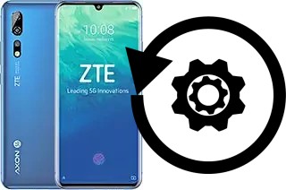 Zurücksetzen oder reset a ZTE Axon 10 Pro 5G