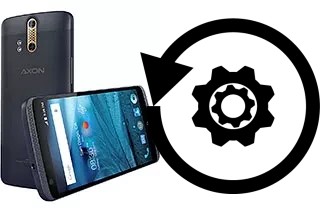 Zurücksetzen oder reset a ZTE Axon Pro