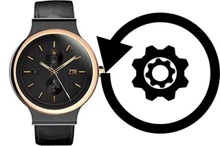 Zurücksetzen oder reset a ZTE Axon Watch