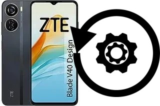 Zurücksetzen oder reset a ZTE Blade V40 Design