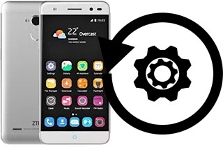 Zurücksetzen oder reset a ZTE Blade V7 Lite